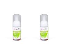 PROPOLIA - Bio - Mousse nettoyante visage - Propolis, Aloe vera, Eaux florales de thé vert & menthe poivrée - Adolescents et adultes - Fabriquée en France - 100 ml (Lot de 2)