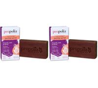 PROPOLIA - Bio - Savon Actif - Visage & Corps - Propolis, Miel & Karité - Enfants et Adultes - Pour tous types de peaux - Fabriqué en France - Pain de 100 g (Lot de 2)