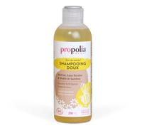 PROPOLIA - Bio - Shampoing Doux - Miel, Moelle de Bambou & Eaux Florales - Hydrate et protège les cheveux - usage quotidien - Enfants et Adultes - Fabriqué en France - 200 ml