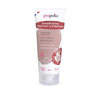 PROPOLIA - Bio - Shampoing Traitant & Purifiant - Propolis, Miel, Argile & Cade - Purifie et Apaise - Adapté pour les cuirs chevelus irrités et Cheveux gras - Fabriqué en France - 200 ml