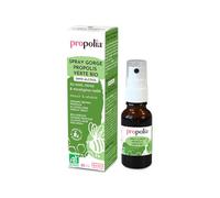 PROPOLIA - Bio - Spray gorge Propolis verte - Sans alcool - Miel, Citron et Eucalyptus radié - Apaise la gorge - Dès 3 ans - 100% naturel - Complément alimentaire - Fabriqué en France - 20 ml