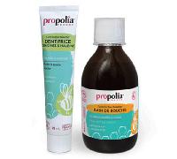 Propolia Dentifrice 75 ml + Bain de Bouche 300ml Propolis & Menthe