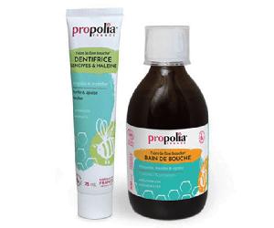 Propolia Dentifrice 75 ml + Bain de Bouche 300ml Propolis & Menthe