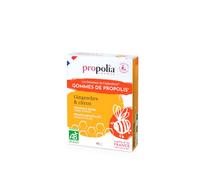 PROPOLIA - Gommes de propolis Bio Gingembre Citron - Apaise la gorge - 45g