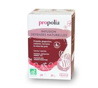 PROPOLIA - Infusions Bio Défenses naturelles - Propolis - 20 sachets