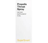 Propolis Throat Spray - Spray à la Propolis pour Gorge Irritée - Mal de Gorge et Soutien Immunitaire - Manuka, Vitamine C, Huiles Essentielles d’Eucalyptus & Tea Tree - 120 Pulvérisations - SuperSmart