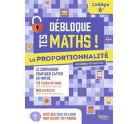 Proportionnalité 6e - Bertrand Cortial - Belin Éducation - broché - Scolaire / Universitaire