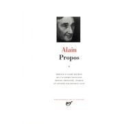Propos (1906-1936) - Alain - Gallimard - relié - Essai
