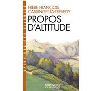 François Cassingena-Trévedy – Étincelles. Vol. 5 : Propos d'altitude – Poche