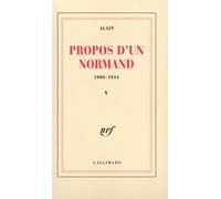 Propos d'un Normand Alain (Auteur)