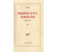 Propos d'un Normand Alain (Auteur)