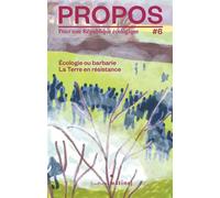 Propos - N° 6 - Collectif - Les Petits Matins - broché - Revue