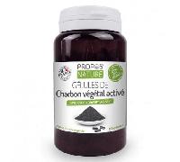 Charbon végétal actif - 100% naturel - Digestion - Détox - Ballonnements - 200mg - 120 gélules - PROPOS'NATURE