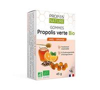 Propos Nature - Gommes De Propolis Verte Bio Miel Orange (Certifiées Ab) - Contenance : 45G