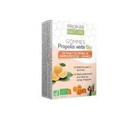 Gommes de Propolis Verte Bio - EPP & Orange - 45g - Maux de gorge - Certifié Agriculture biologique - Fabrication Française - Huile essentielle d'Orange Bio - PROPOS'NATURE
