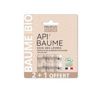 Propos Nature Trio Baume Lèvres Api'Baume Bio 3uts