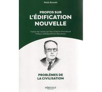 PROPOS SUR L´EDIFICATION NOUVELLE