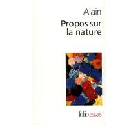 Propos sur la nature