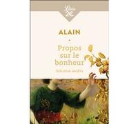 Propos sur le bonheur Alain (Auteur)