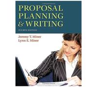 Proposal Planning & Writing