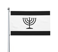 Proposition De Yiddish Drapeau De Jardin 90X150Cm Double Face Drapeau De Festival Durable Bannière De Jardin Pour Jardin Cour Porte