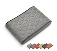 Proposition/Propostion Memory Cotton Car Armrest Box Pad, Auto Leather Waterproof Center Middle Console Cover Pad, Vehicle Memory Foam Armrest Seat Box Cushion Protector (Grey,33 * 17 * 5 cm)