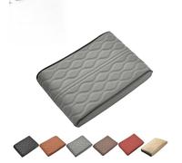 Proposition/Propostion Memory Cotton Car Armrest Box Pad, Auto Leather Waterproof Center Middle Console Cover Pad, Vehicle Memory Foam Armrest Seat Box Cushion Protector, Universal Style (Grey)