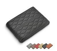 Proposition/Propostion Memory Cotton Car Armrest Box Pad, Auto Leather Waterproof Center Middle Console Cover Pad, Vehicle Memory Foam Armrest Seat Box Cushion Protector (Black,33 * 17 * 5 cm)