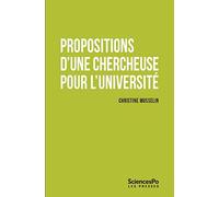 Propositions d'une chercheuse pour l'Université