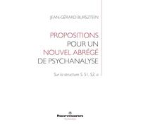 Propositions pour un nouvel abrégé de psychanalyse