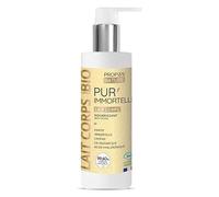 Lait corps Pur'Immortelle Bio - Raffermissant - Hélichryse - Coenzyme Q10 - Caféine - 200ml - Propos'Nature