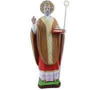 Proposte Religiose Statue de Saint-Nicole de Bari en résine vide. Hauteur : 40 cm. Peint à la main.