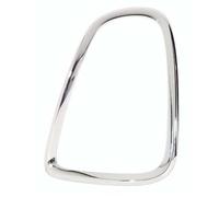 PROPOSTEONLINE Cadre phare conçu pour Mini MINI de 2006 à 2013 arrière droit corps chromé 51132752244