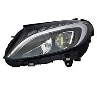 PROPOSTEONLINE Feu conçu pour Mercedes Classe C W205 côté conducteur FULL-LED avec moteur électrique Parabole noire A2059067303