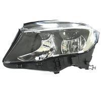 PROPOSTEONLINE Feu conçu pour Mercedes GLA X156 2013 côté conducteur H7-H15 halogène avec moteur électrique Parabole noire A1569061100