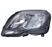 PROPOSTEONLINE Feu conçu pour Mercedes GLK X204 2012> côté passager H7-H15 halogène avec moteur électrique Parabole noire A2048201039