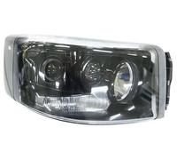 PROPOSTEONLINE Feu conçu pour Renault TRUCK D WIDE '13 Droit H7-H15-PY21 halogène avec réglage manuel Parabole noire 7421554759