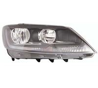PROPOSTEONLINE Feu conçu pour Seat ALHAMBRA de l'année 2010 côté passager H7-H15 halogène avec moteur électrique Parabole noire 7N5941006