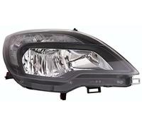 PROPOSTEONLINE Phare conçu pour Opel MERIVA de 2010 à 2013 côté passager H7-H1 halogène avec moteur électrique Parabole noire 13383875
