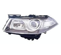 PROPOSTEONLINE Phare conçu pour Renault MEGANE 2006 Gauche XENON D1S-H1 conçu pour réglage électrique Cadre noir 7701063256