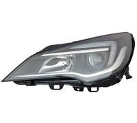 PROPOSTEONLINE Phare réalisé pour Opel ASTRA K 2015 Gauche H1 LED avec moteur électrique +indicateur direction Parabole noire 13488969