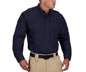Propper F53125 Chemise pour Homme, Bleu Marine (LAPD), S Coupe Longue