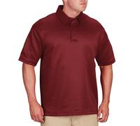 Propper Ice Performance Short Sleeve Men's Polo Chemise Homme, Bordeaux, L