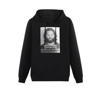 propr Jim Morrison Mugshot Cool Long Sleeve Hoody Black XL