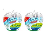 Propre CROC ODOR - Frigo Une Balle - Lot De 2 - Désodorisant De Réfrigérateur Transparent Blanc - 7 Semaines