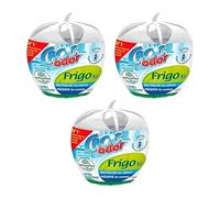 Propre CROC ODOR - Frigo Une Balle - (Lot De 3) - Désodorisant De Réfrigérateur Transparent Blanc - 7 Semaines