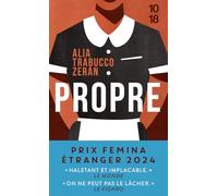 Propre - Prix Femina étranger 2024
