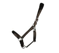ProPresicce Licol en cuir souple par Hy Equestrian - Marron/laiton - Poney