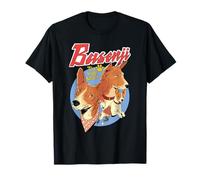 Propriétaire d'animaux de Compagnie Basenji Dog The Yodel Master Lover, Bande dessinée rétro T-Shirt