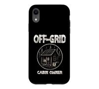 Propriétaire de cabane Hors réseau Nature Lover Forest Cottage énergie Solaire Coque pour iPhone XR